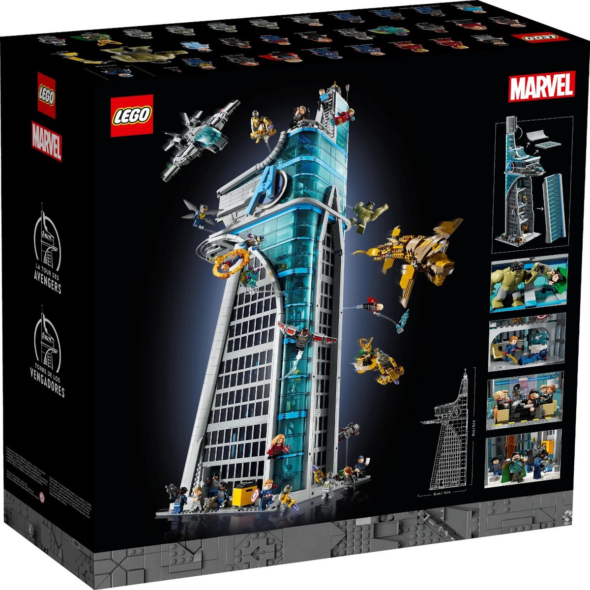 LEGO Marvel Avengers: Avengers Tower - 5201 Piece Building Kit