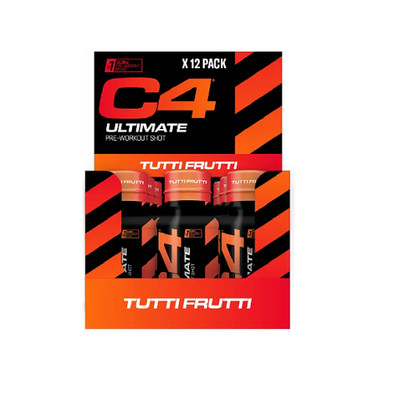 Cellucor C4 Ultimate Pre-Workout Shot 12x60ml Tutti Frutti