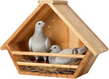 Cedar Mourning Dove Nesting Box, Wooden Dove Pigeon Bird House for Outdoors
