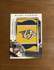 2023-24 Upper Deck Black Diamond Team Logo Jumbo Peter Forsberg #TL-PF Gold /15