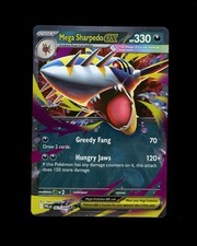 2025 Pokemon Phantasmal Flames MEGA SHARPEDO EX FULL ART HOLO 61/94! NM  on eBay