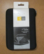 Case Logic 7" Tablet Case Universal Black Zippered Fits Kindle Fire