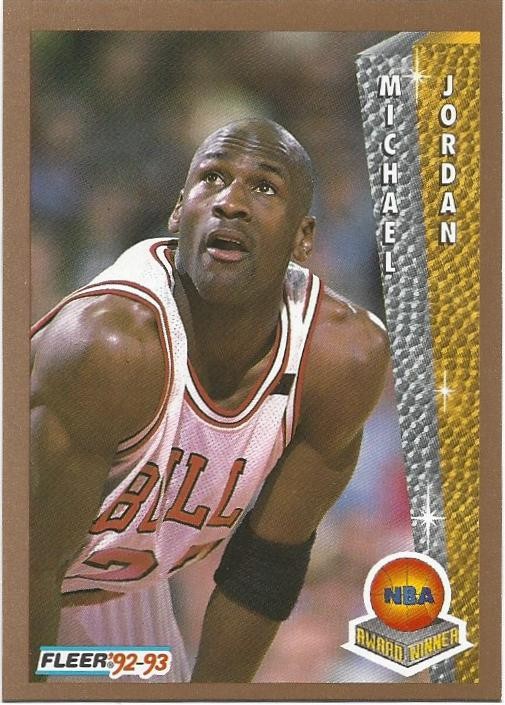 1992-93 Fleer - Award Winner Michael Jordan #246