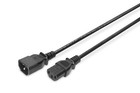 DIGITUS Verlängerung für Netz-Anschlusskabel - 1.8 m - C14 auf C13 - Stecker / B