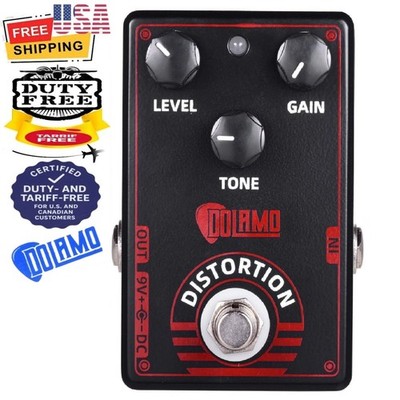 Dolamo D4 High Gain Distortion Electric Guitar Effect Pedal True Bypass