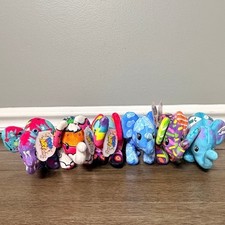 Pop Art Soft Elephant Plush Lot of 6
