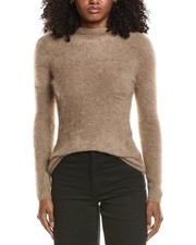 Elie Tahari Mock Neck Cashmere Sweater Women's