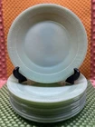 VTG FireKing Jadeite Jane Ray 9in Dinner Plates x10, 5 Marked 5 Unmarked 40’s