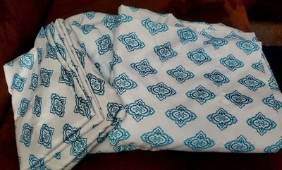 Mainstay 2015 Twin Sheet ''Teal Medallion'' Set Discontinued  