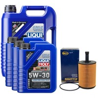 MotoröL Set High Tech 5W-30 Liqui Moly 8 Liter + ÖLfilter FüR VW Transporter V