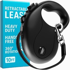 Retractable Dog Leash for Small Dogs 0-33 lbs   10ft Long Leash for Dogs