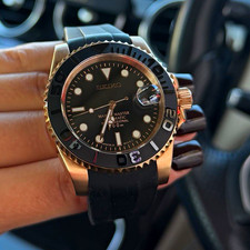 Seiko Marine Master SBDX012 Automatic 300m Diver Black Dial Gold 44mm