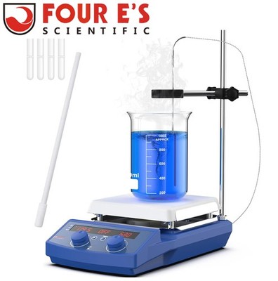  ﻿ Lab Magnetic Stirrer Hot Plate w/ Stir Bar Lab Heating Plate 7Inch Lab Mixer