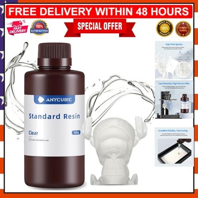 Multi-Compatible 3D Printer Resin - 405nm SLA UV with Exceptional Quality, 500g