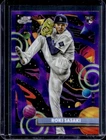2025 Topps Cosmic Chrome Roki Sasaki Purple Nebula Refractor RC #24/150 Dodgers