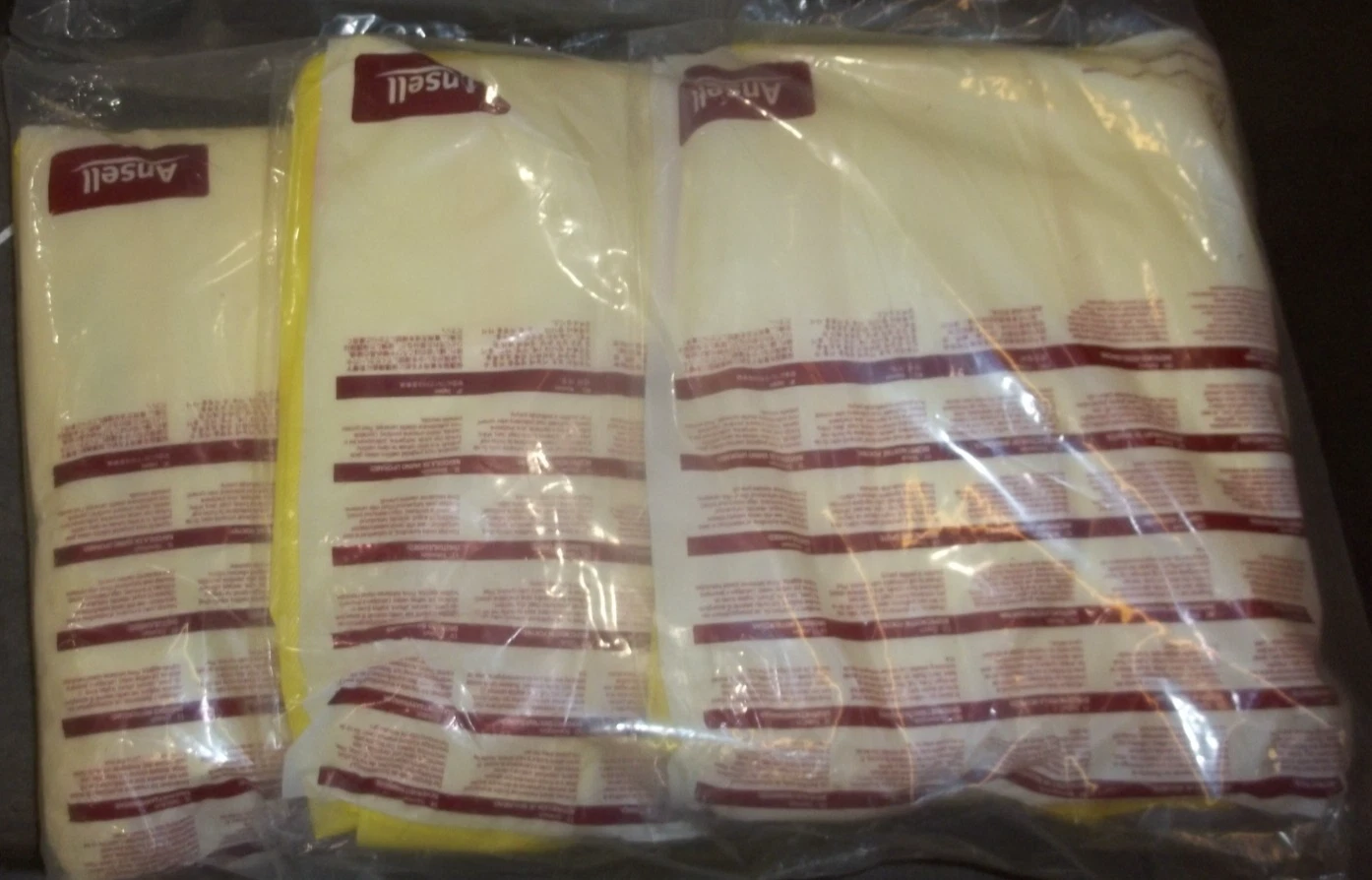 3 PACK ALPHATECH 683000 WELDED HOODED COVERALL YELLOW SIZE LG LARGE PPE (OO1) image 4