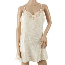Vintage Victoria's Secret Gold Label Nightie Chemise Slip Dress Women's Medium