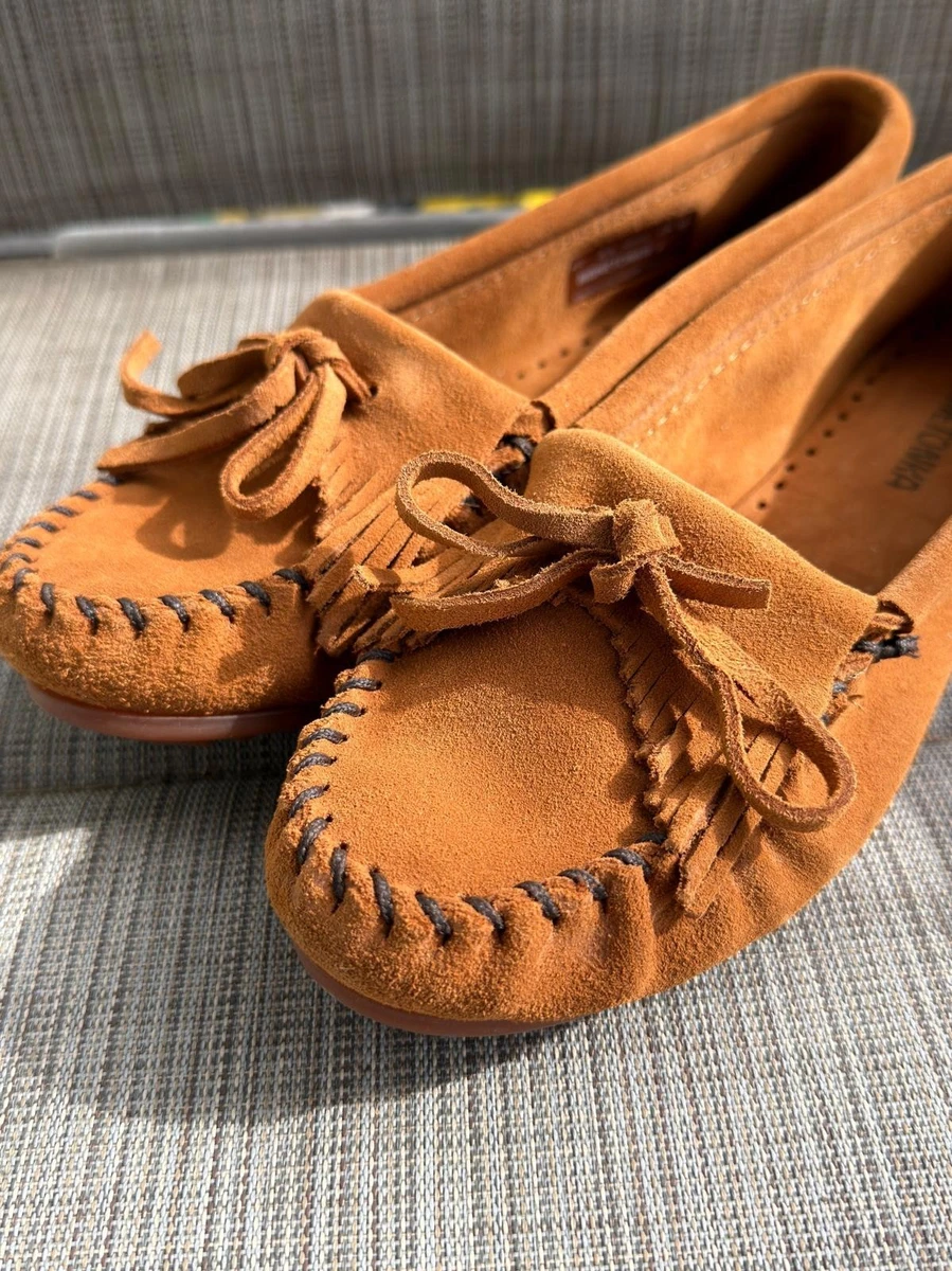 Minnetonka Mocassini Donna Nizhoni Suede Perline, Marrone, 38 EU Minnetonka Mocassini Donna Nizhoni Suede Perline, Marrone, 38 EU