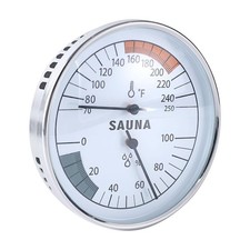 2 in 1 Fahrenheit Sauna Thermometer Hygrometer, Temperature and Humidity Meter