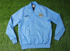 MANCHESTER CITY 2012/2013 FOOTBALL SOCCER TRACK TOP JACKET TRAINING UMBRO SIZE S