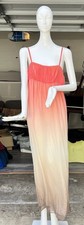 Alice + Olivia Dress Womens 8  Pink Tamar Cut Out Sheer Silk Maxi   $550 Nfgfhgf