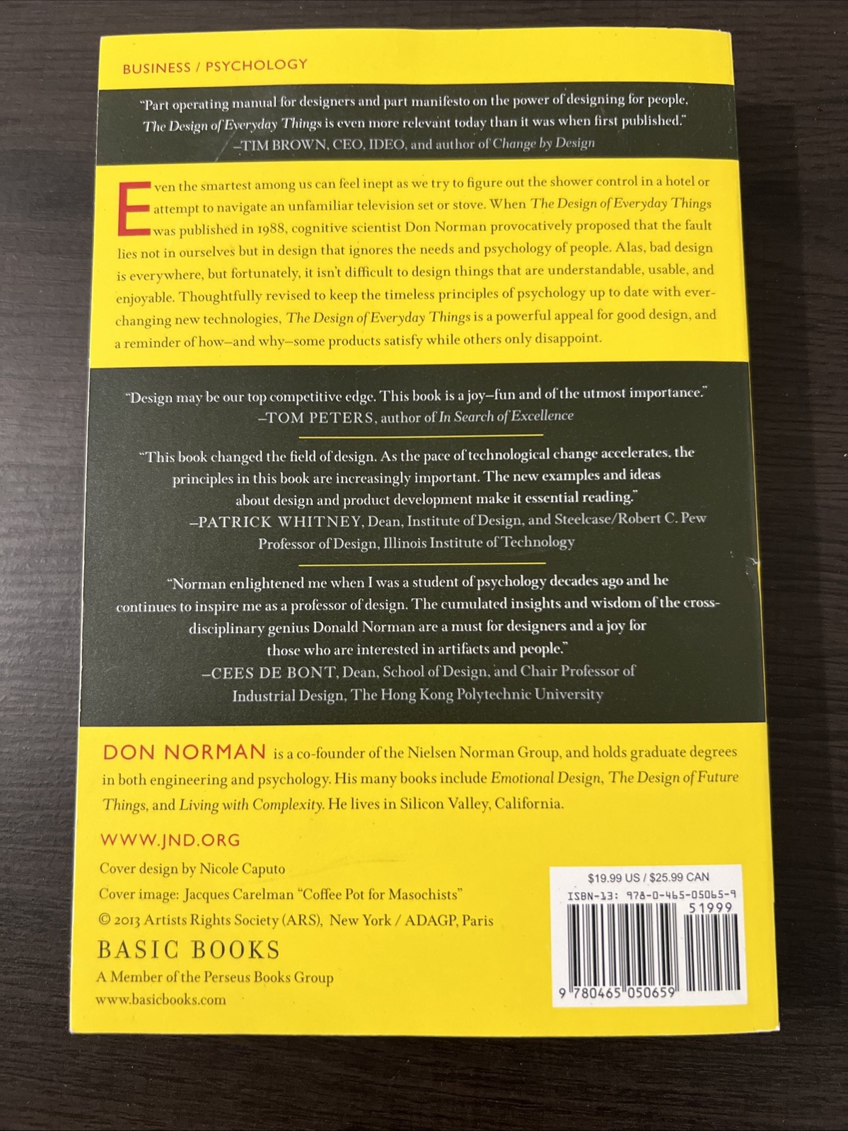 Design of Everyday Things : Revised and Expanded Edition by Don Norman (2013,...