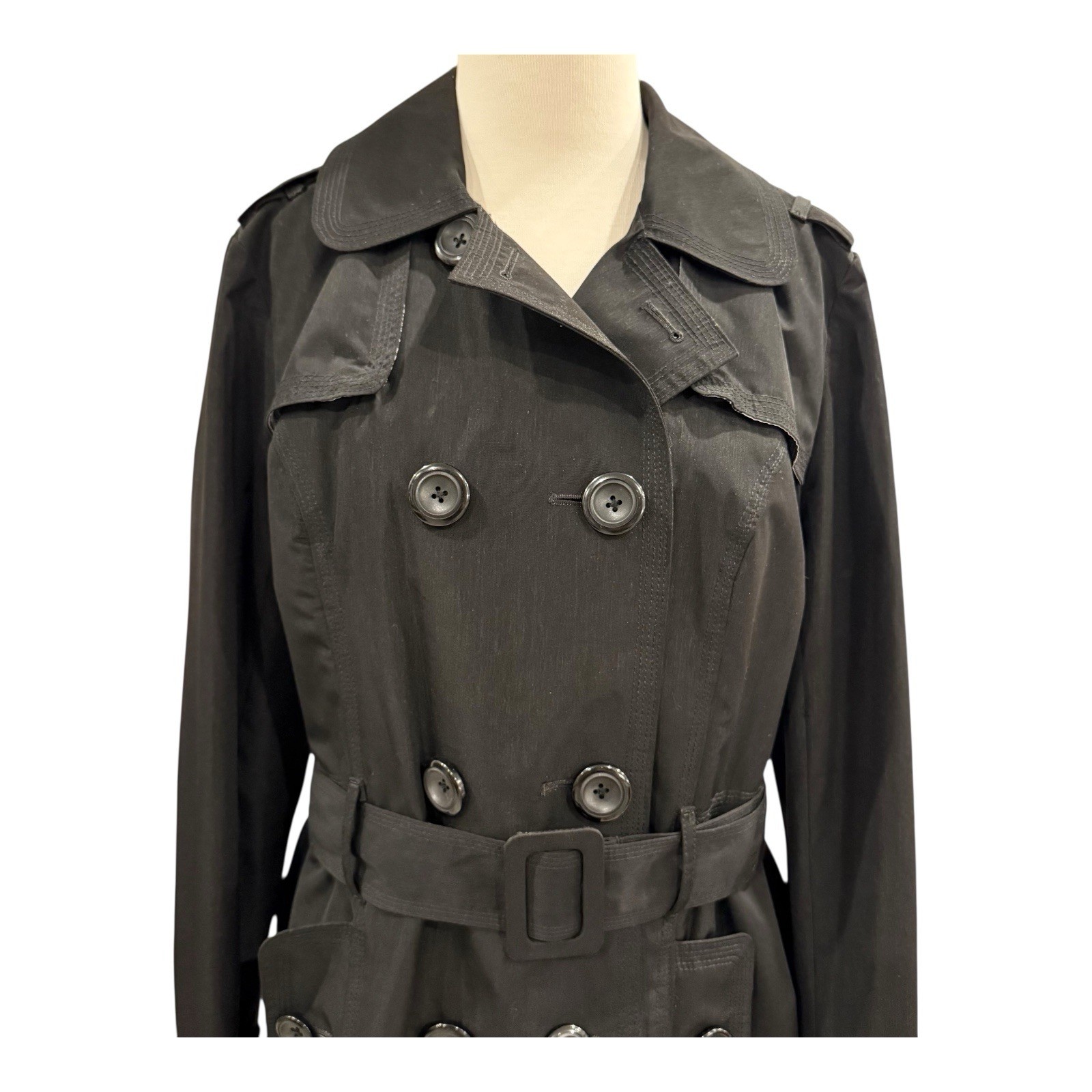 Relativity Women’s Lined Double Breasted Belted W… - image 2