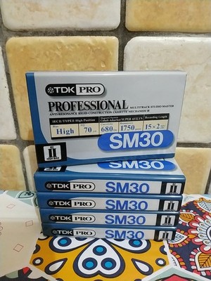 TDK 5 MC Professional Multitrack Studio Master High Bias, Eq 70.