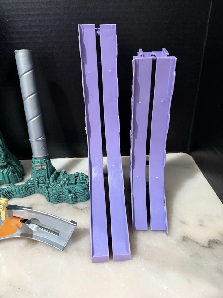 Hot Wheels Tiki Torcher 2003 Playset Incompleto Para Peças Ou Reparo Sem Som - Imagem 4 de 4