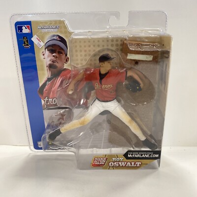 MCFARLANE'S SPORTSPICKS ROY OSWALT フィギュア Roy Oswalt Mcfarlane Sportspicks MLB Series 3 Red Jersey Houston
