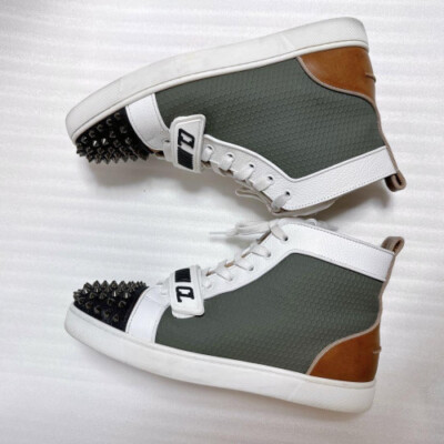 Christian Louboutin CL Spikes High Cut Men's Sneakers / Size 41
