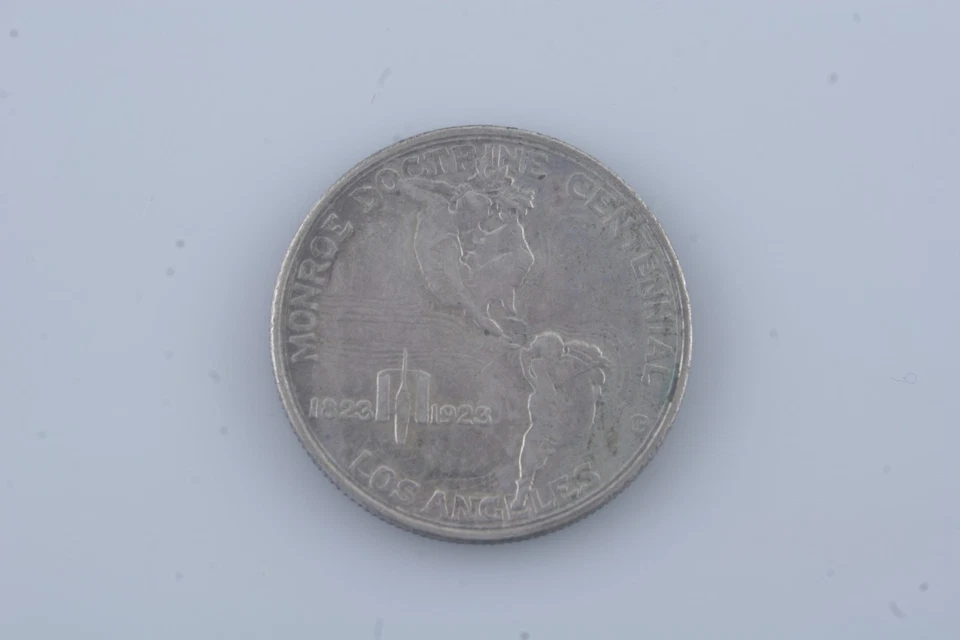 1923-S Monroe Commemorative Half Dollar 50c (XF) Extra Fine Condition - Image 4 of 4