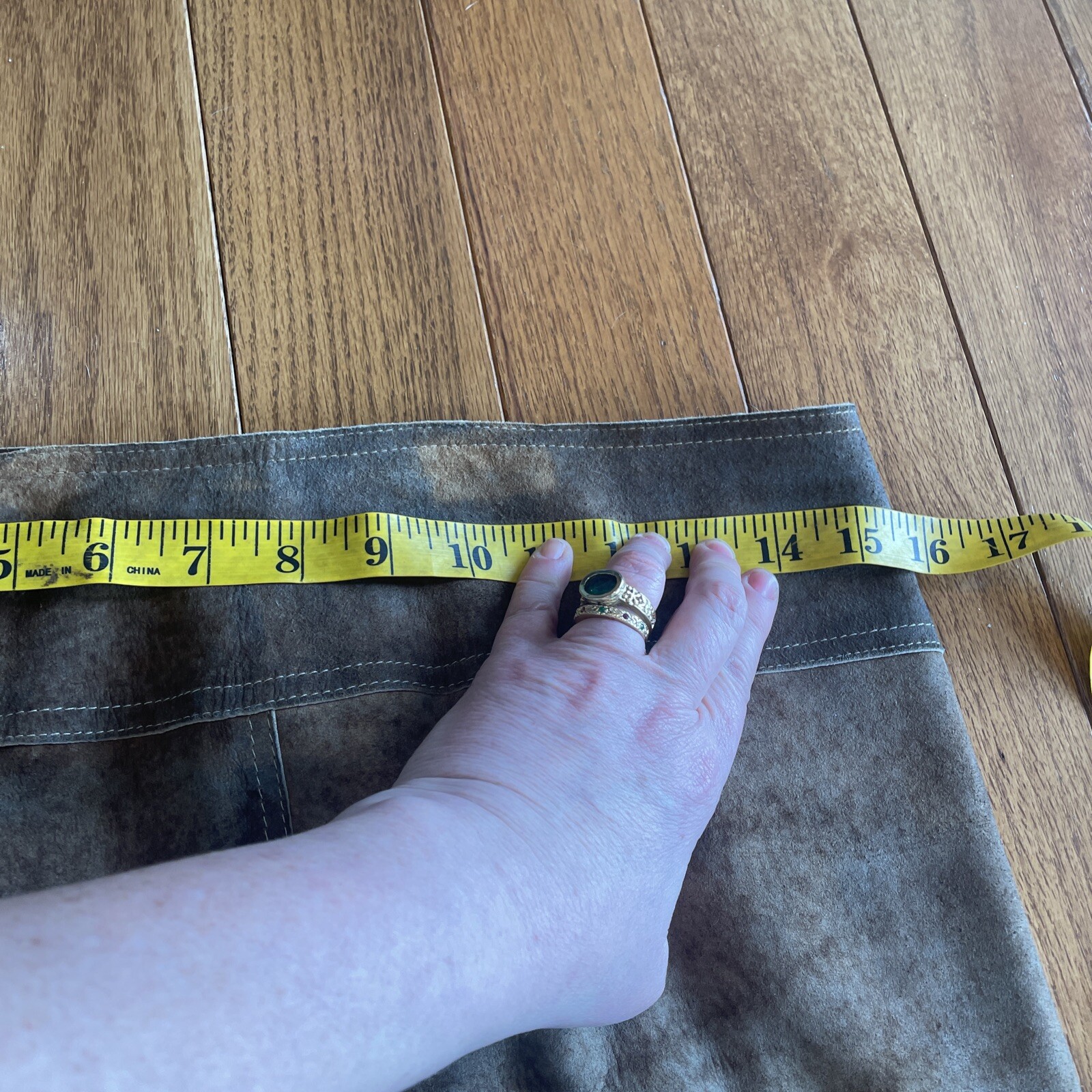 27 Peruvian Connection Patchwork Suede Leather Ma… - image 6