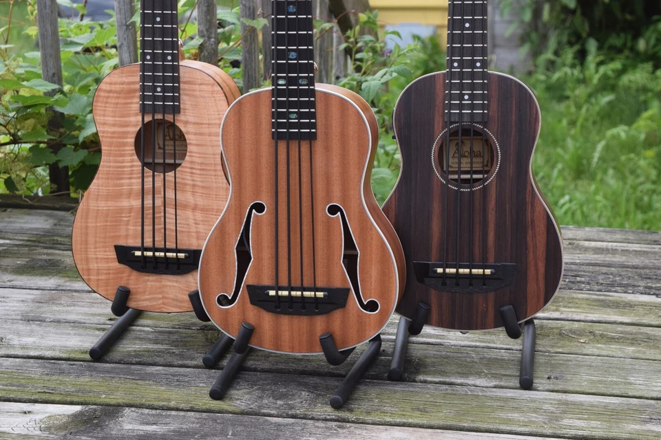 Ubass Aloha TM Bass 30'' With Black Aquila ThunderGut Strings (Canadian Brand) - Image 2 of 4