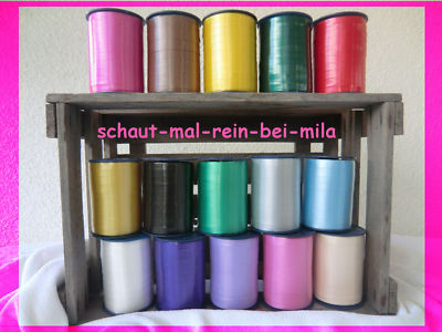 ( 0,01/m) 1 Spule Polyband 500m x5mm Kräuselband Ziehband Geschenkband Band