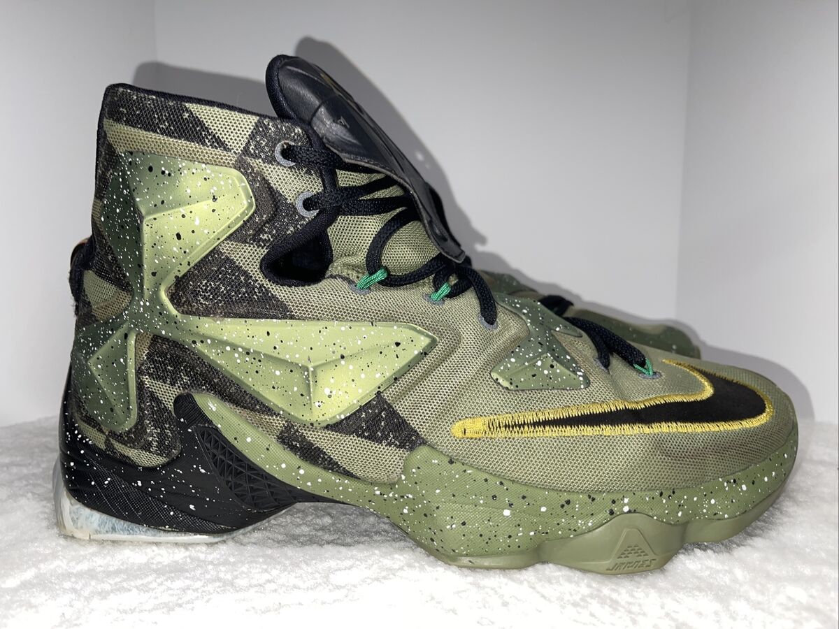 NIKE LEBRON XIII 13 AS ALL-STAR ALLIGATOR GREEN BLACK GOLD NIKE LEBRON XIII 13 AS ALL-STAR ALLIGATOR GREEN BLACK GOLD
