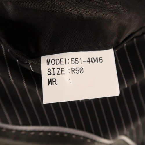 J Ferrar Jacket 2XL Black Pinstripe 100% Wool Twill Blazer Sport Coat 50R - Picture 11 of 20