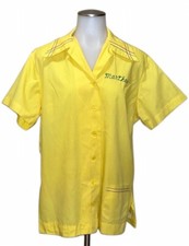 Vtg KING LOUIE Bowling Shirt Herscher IL Bank Sz 38 Union Made MCM  Martha  