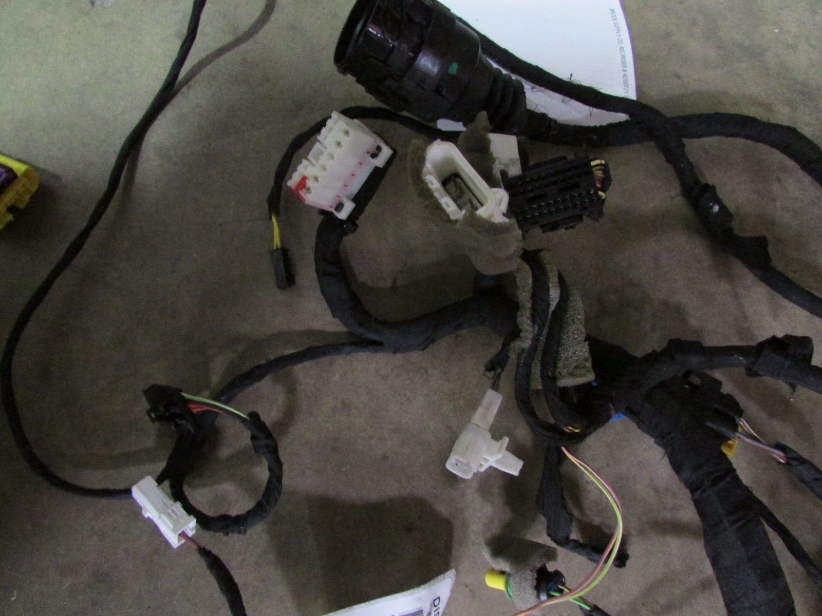 Ferrari California, LH, Left Door Wiring Harness, Used, P/N 256506