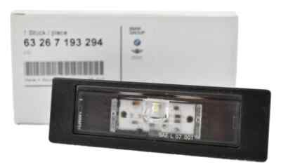 Genuine BMW E8X/F2X 1 Series LED Number Plate Light (63267193294