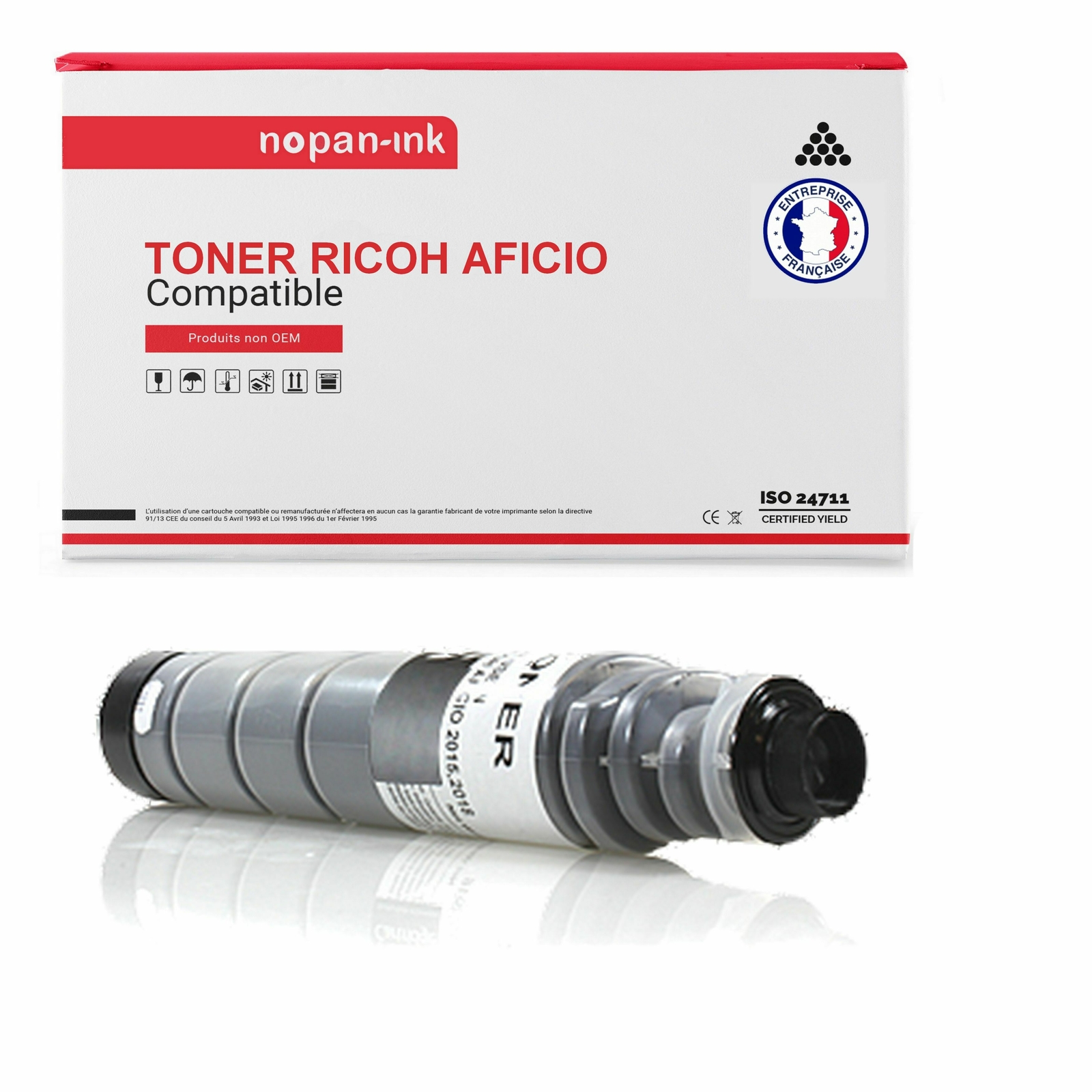 Toner Ricoh TYPE 1270D noir pour imprimer vos factures