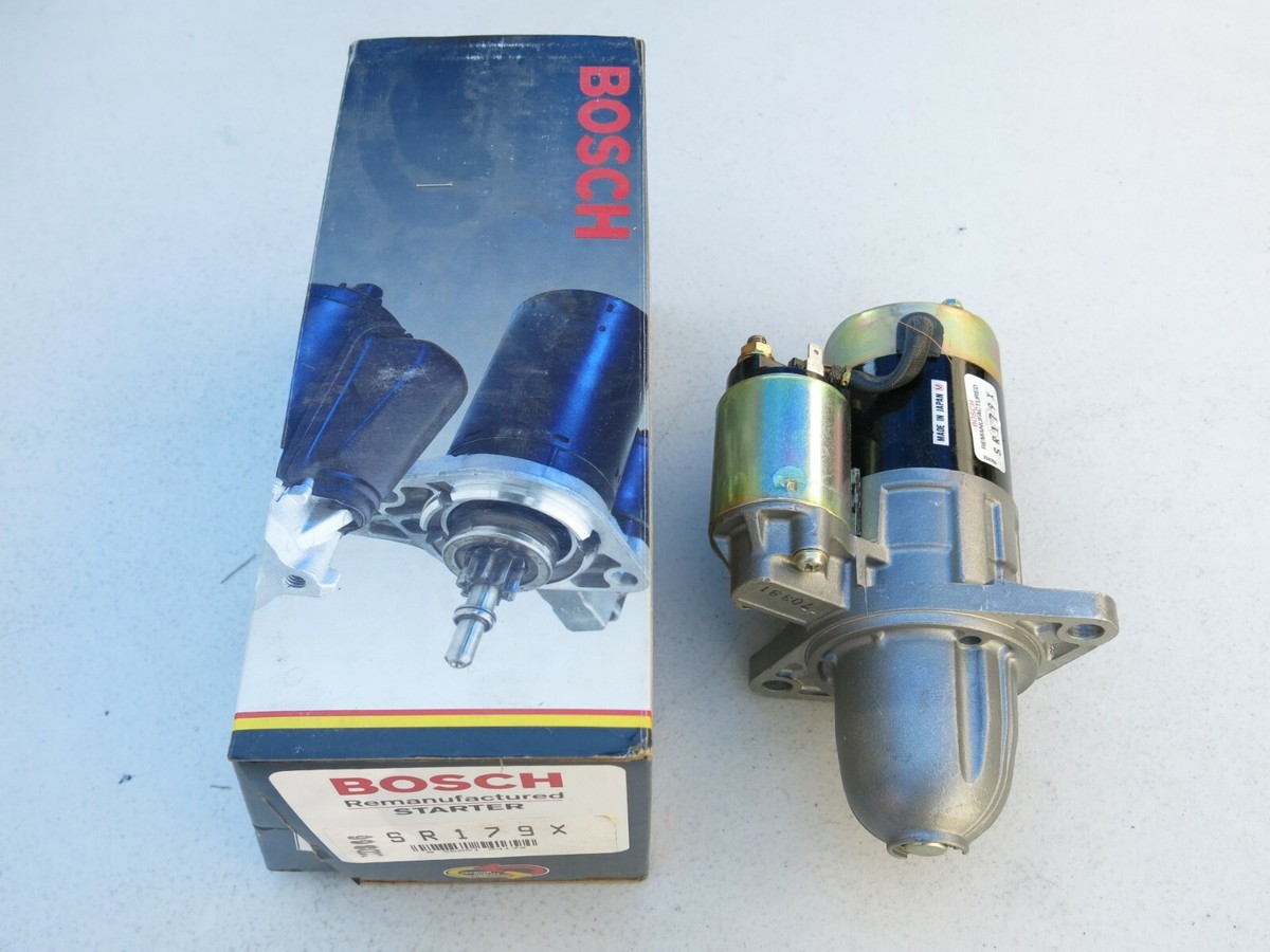 BOSCH Starter Motor Remanufactured fits 85-91 Subaru XT 1.8L
