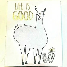 Llama Alpaca Painting Wall art 8x10 Inch - Home Decoration Nursery Bedroom 