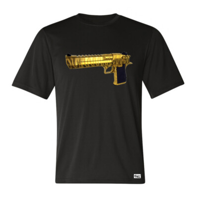 EAKS  Herren T-Shirt ''Motiv: GOLDEN DESERT EAGLE'' Schützenverein Sportschützen