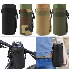 Military Water Bottle Pouch Bag Holder Tactical Hiking Kettle Gear Molle Pack