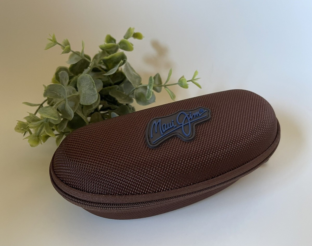 Maui Jim Sunglasses comes with bag and a case Maui Jim Brown Nylon Hard Sunglasses Case Only Zip Bag Clip  main image 4