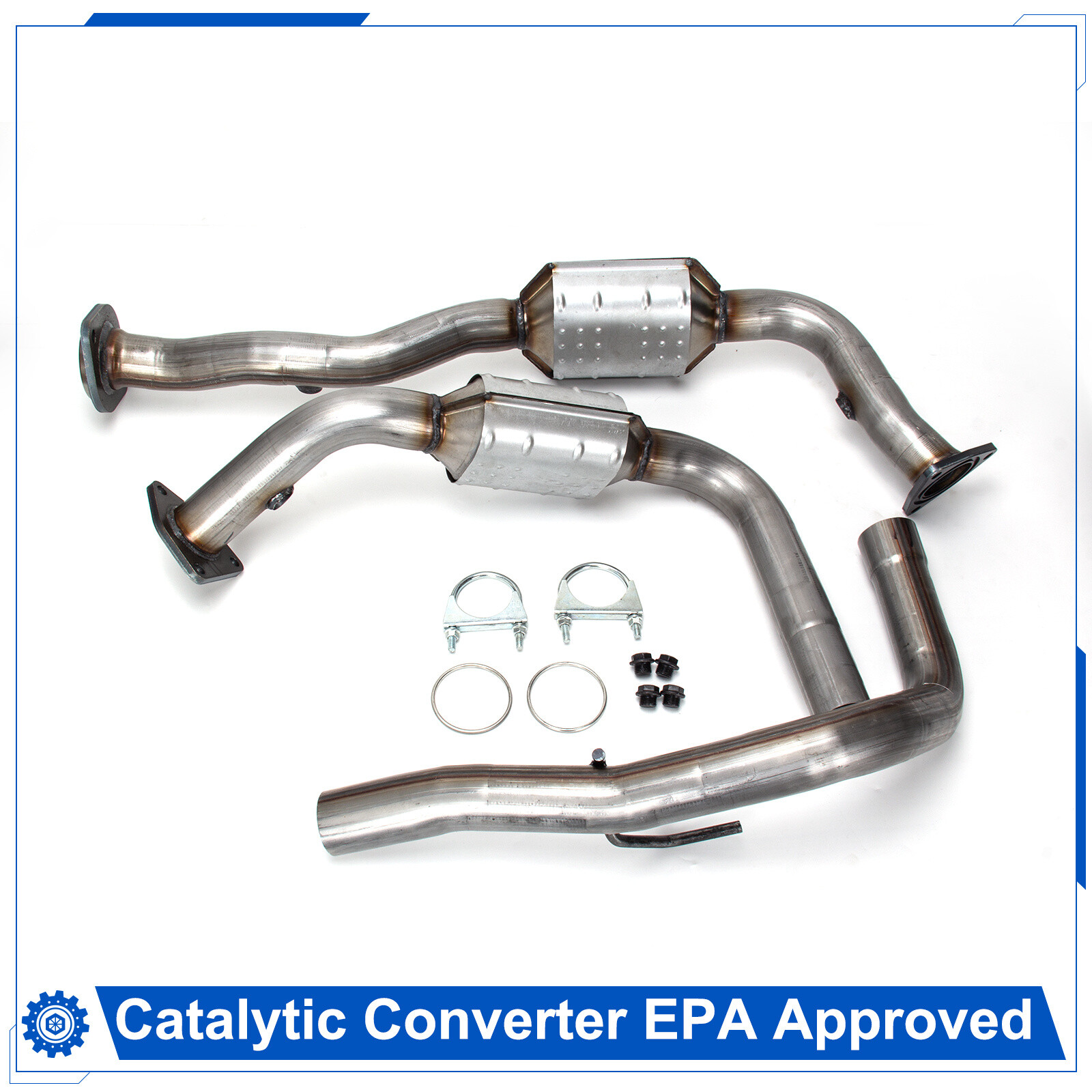 Exhaust Manifold For 20032006 Hummer H2 6.0L Left & Right Catalytic