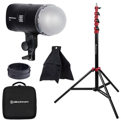 Elinchrom ONE 131Ws Off-Camera Flash Kit with 9.5' Stand and Weight Sand Bag