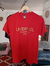 Liverpool Red Champions 2020 Tee Size M EPL