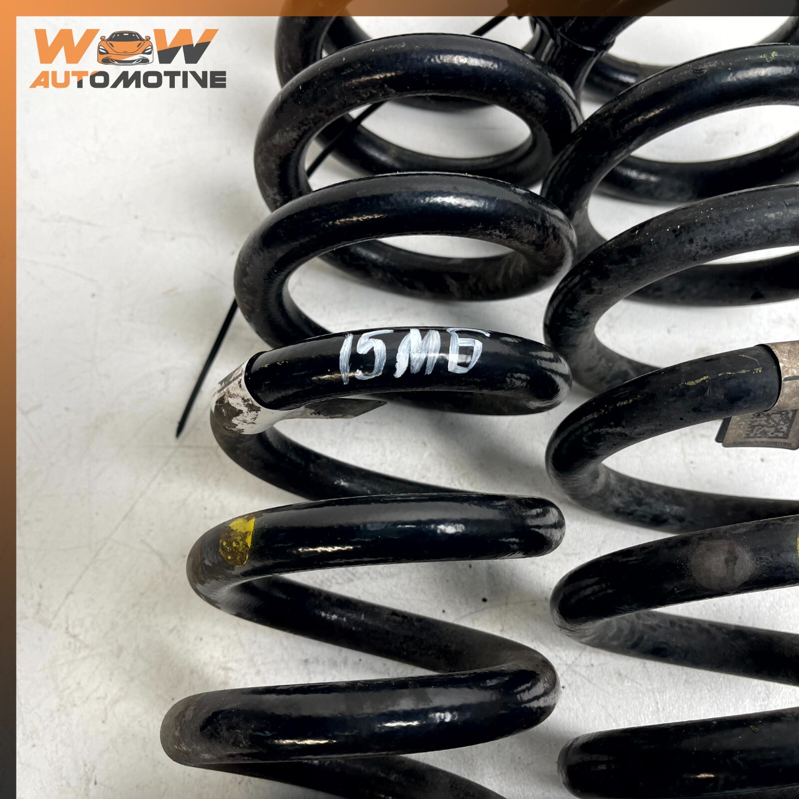 14-17 MASERATI GHIBLI REAR RIGHT AND LEFT SHOCK SPRING PAIR SET OEM